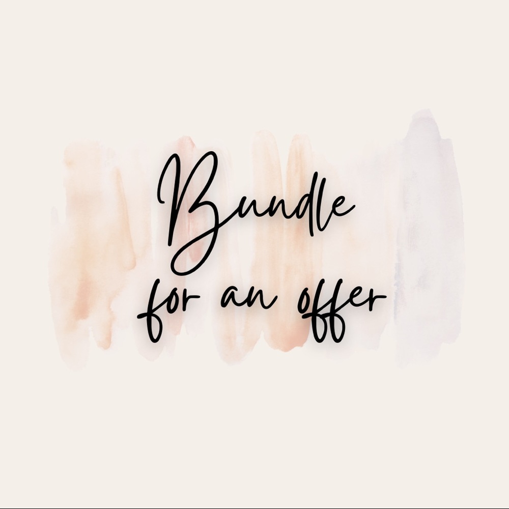 Add to bundle to receive offer!!